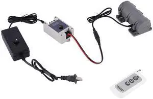 DC24V Vibration Motor, 3800RPM Sieve Rotary Speed Vibrating Motor for Massage Bed Vibration, with Adjustable Speed Adapter and Digital Remote Control (Remote Control) DC24V Vibration Motor, 3800RPM Sieve Rotary Speed Vibrating Motor for Massage Bed Vibration, with Adjustable Speed Adapter and Digital Remote Control (Remote Control)