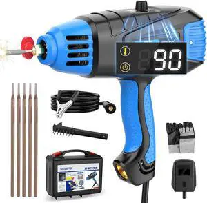 Handheld ARC Welding Machine 110V, 90A Portable Stick Welder Gun | Fits for 1/16''-1/8'' Electrode Rods, IGBT Inverter Handheld ARC Welding Machine 110V, 90A Portable Stick Welder Gun | Fits for 1/16''-1/8'' Electrode Rods, IGBT Inverter
