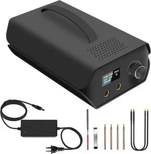 Battery Spot Welder, Farad Capacitor Portable Mini Welder Spot 3000F with LCD Screen, 120 Levels Adjustable Spot Welding Machine 18650 Battery Energy Storage, Nickel Strip Support 0.1-0.3mm Battery Spot Welder, Farad Capacitor Portable Mini Welder Spot 3000F with LCD Screen, 120 Levels Adjustable Spot Welding Machine 18650 Battery Energy Storage, Nickel Strip Support 0.1-0.3mm