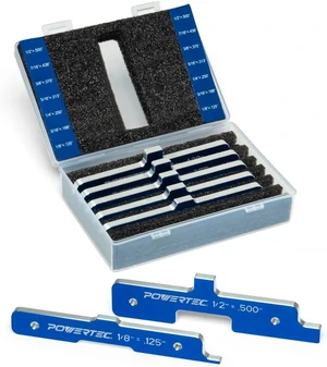 Setup Blocks & Table Saw Gauge 7PC Set 71579, Aluminum Setup Bars, Spacer Blocks & Measuring Bars, Woodworking Depth Gauge 3-in-One Setup Blocks & Table Saw Gauge 7PC Set 71579, Aluminum Setup Bars, Spacer Blocks & Measuring Bars, Woodworking Depth Gauge 3-in-One