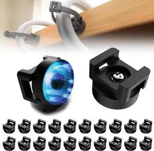 20 Pcs Magnetic Zip Tie Mount Base 26lbs Strong Magnetic Zip Tie Holder Multipurpose Magnet Cable Tie Clips Holder Wire Management Clips for Home Office Marine Electrical Wiring Organization Black 20 Pcs Magnetic Zip Tie Mount Base 26lbs Strong Magnetic Zip Tie Holder Multipurpose Magnet Cable Tie Clips Holder Wire Management Clips for Home Office Marine Electrical Wiring Organization Black