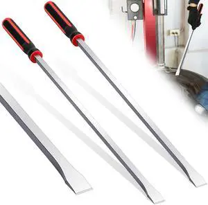 2 Pack 36" x 5/8" Jumbo Go Through Screwdriver Set, Extra Long Straight Head Pry Bar with Handle, Square Steel Shaft, Heavy Duty Demolition Flathead/Slotted Screwdriver for Auto Repair 2 Pack 36" x 5/8" Jumbo Go Through Screwdriver Set, Extra Long Straight Head Pry Bar with Handle, Square Steel Shaft, Heavy Duty Demolition Flathead/Slotted Screwdriver for Auto Repair