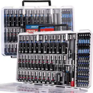 80-Piece Premium Magnetic Impact Nut Driver Set Metric & SAE with Socket Adapters, Bit Holder, Wing Nut Driver, Universal Sockets, Quick Release Extension, Power Bits 80-Piece Premium Magnetic Impact Nut Driver Set Metric & SAE with Socket Adapters, Bit Holder, Wing Nut Driver, Universal Sockets, Quick Release Extension, Power Bits