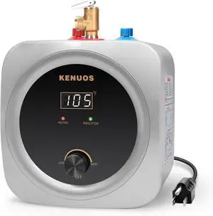 Mini Tank Water Heater 2.5 Gallon Under Sink Instant Water Heater with LED Dsiplay,T&P Valve,3-Way Diverter,110V 120V Small Hot Water Heaters for Kitchen Apartment RV Bathroom Gray Mini Tank Water Heater 2.5 Gallon Under Sink Instant Water Heater with LED Dsiplay,T&P Valve,3-Way Diverter,110V 120V Small Hot Water Heaters for Kitchen Apartment RV Bathroom Gray