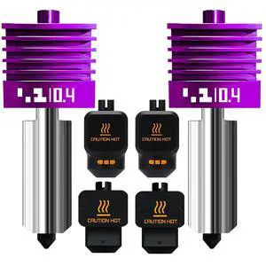 2PK MPVD Hotend 0.4mm for Bambu Lab X2D/P2S H2/A1 Series Nozzle Upgrade Nano-Coating Anti-Stick Filament High Hardness 2800HV for Bambu lab X2D P2S Nozzle Bambu Lab H2S Hotend 2PK MPVD Hotend 0.4mm for Bambu Lab X2D/P2S H2/A1 Series Nozzle Upgrade Nano-Coating Anti-Stick Filament High Hardness 2800HV for Bambu lab X2D P2S Nozzle Bambu Lab H2S Hotend