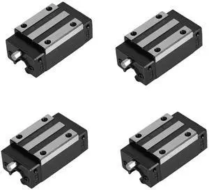 HGH15CA Linear Slider Bearing Blocks 4Pcs,15mm HG15 Linear Motion Ball Bearing Carriage Slider Sliding CA Block for Square Linear Slide Guide Guideway Rail HGH15 HGR15 as CNC Kit Part Replacement HGH15CA Linear Slider Bearing Blocks 4Pcs,15mm HG15 Linear Motion Ball Bearing Carriage Slider Sliding CA Block for Square Linear Slide Guide Guideway Rail HGH15 HGR15 as CNC Kit Part Replacement