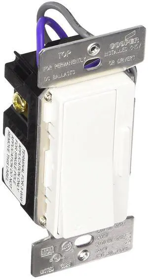 DF10P-C5 Decorator 0-10V Dimmer, Single Pole & 3-Way, No Neutral Required, with Color Change Kit: Black, White, Gray DF10P-C5 Decorator 0-10V Dimmer, Single Pole & 3-Way, No Neutral Required, with Color Change Kit: Black, White, Gray
