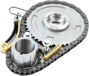 Engine LS Timing Chain Kit W/Sprocket Tensioner Compatible with 2007-2017 4.8 5.3 6.0 6.2L V8 Buick Cadillac Chevy GMC Hummer Pontiac Saab Express Silverado Camaro Sierra H3 Yukon Tahoe Engine LS Timing Chain Kit W/Sprocket Tensioner Compatible with 2007-2017 4.8 5.3 6.0 6.2L V8 Buick Cadillac Chevy GMC Hummer Pontiac Saab Express Silverado Camaro Sierra H3 Yukon Tahoe
