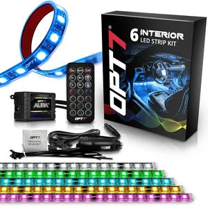 Aura RGB Interior SUV & Van Lights with Remote Control, 6PC LED Kit Aura RGB Interior SUV & Van Lights with Remote Control, 6PC LED Kit