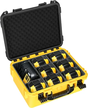 Hard Case for Dewalt 20V Battery: Large Storage with Adjustable Dividers Hard Case for Dewalt 20V Battery: Large Storage with Adjustable Dividers