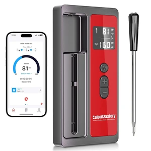 Wireless Bluetooth Meat Thermometer with Ultra-Thin Probe, 500ft Range for BBQ, Grill, Oven & Smoker Wireless Bluetooth Meat Thermometer with Ultra-Thin Probe, 500ft Range for BBQ, Grill, Oven & Smoker