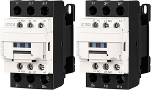 2-Pack 3-Pole Contactor Mounting Base for DIN Rail 2-Pack 3-Pole Contactor Mounting Base for DIN Rail