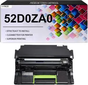 52D0ZA0 Imaging Drum Unit with Chip Replacement for Lexmark 52D0ZA0, for LaserJet Lexmark MS710 MS711 MS810 MS811 MS812 MS817 MX710 MX711 MX810 MX811 MX812 Printer, (1 Black, 100000 Pages) 52D0ZA0 Imaging Drum Unit with Chip Replacement for Lexmark 52D0ZA0, for LaserJet Lexmark MS710 MS711 MS810 MS811 MS812 MS817 MX710 MX711 MX810 MX811 MX812 Printer, (1 Black, 100000 Pages)