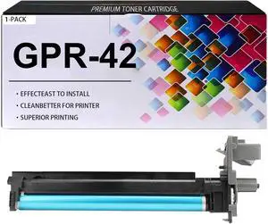 GPR-42 Imaging Drum Unit with Chip Replacement for Canon 4793B004, for LaserJet Canon ImageRunner Advance 4045 4051 4245 4251 Printer, (1 Black, 80000 Pages) GPR-42 Imaging Drum Unit with Chip Replacement for Canon 4793B004, for LaserJet Canon ImageRunner Advance 4045 4051 4245 4251 Printer, (1 Black, 80000 Pages)