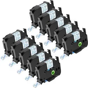 NineLeaf TZe-143 Label Tape 18mm 0.7 Laminated Clear TZ143 TZe TZ Blue on Clear Compatible with Brother P Touch Label Maker Tape 3/4" for Brother Ptouch PTD410 PTD400 PTD610BT PTD600, 10 Pack NineLeaf TZe-143 Label Tape 18mm 0.7 Laminated Clear TZ143 TZe TZ Blue on Clear Compatible with Brother P Touch Label Maker Tape 3/4" for Brother Ptouch PTD410 PTD400 PTD610BT PTD600, 10 Pack