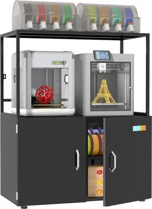300L 3D Printer Filament Storage Cabinet with Dehumidifier | Industrial Sealed Dehumidifying Cabinet Holds 160 Rolls -Compatible with PLA/ABS/TPU (300L Black) 300L 3D Printer Filament Storage Cabinet with Dehumidifier | Industrial Sealed Dehumidifying Cabinet Holds 160 Rolls -Compatible with PLA/ABS/TPU (300L Black)
