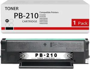 PB210 Black Toner Cartridge | 1-Pack PB-210 Replacement for Pantum M6552NW M6602NW M6550NW M6600NW P2500W P2502W Printer Toner PB210 Black Toner Cartridge | 1-Pack PB-210 Replacement for Pantum M6552NW M6602NW M6550NW M6600NW P2500W P2502W Printer Toner