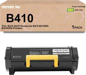 B410 Black Toner Cartridge (6,000 Pages) -006R04725 Replacement for Xerox B410 Toner Use for B410 B415 VersaLink B415 B415DN B415VDN Printers(1pack,with Chip) B410 Black Toner Cartridge (6,000 Pages) -006R04725 Replacement for Xerox B410 Toner Use for B410 B415 VersaLink B415 B415DN B415VDN Printers(1pack,with Chip)
