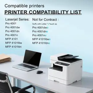 SRITE 148A Black Toner Cartridge High Yield Compatible for W1480A 148X W1480X for LaserJet Pro MFP 4101fdw 4101fdn Pro 4001dw 4001dn 4001n Printer Ink (2Pack with Chip) SRITE 148A Black Toner Cartridge High Yield Compatible for W1480A 148X W1480X for LaserJet Pro MFP 4101fdw 4101fdn Pro 4001dw 4001dn 4001n Printer Ink (2Pack with Chip)