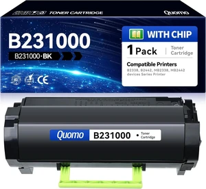 B231000 Black Toner Cartridge (with Chip) Replacement for Lexmark B231000 B241H00 Toner Compatible with Lexmark B2338dw B2442dw B2546dn B2546dw B2650dn B2650dw MB2338adw MB2442adwe MB2546ade MB2650ade B231000 Black Toner Cartridge (with Chip) Replacement for Lexmark B231000 B241H00 Toner Compatible with Lexmark B2338dw B2442dw B2546dn B2546dw B2650dn B2650dw MB2338adw MB2442adwe MB2546ade MB2650ade
