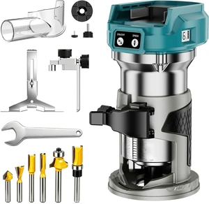Cordless Compact Router Compatible with Makita 18V Battery(Bare Tool) Cordless Compact Router Compatible with Makita 18V Battery(Bare Tool)