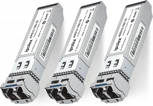 2 Pack ipolex 10G LR SFP+ Transceiver and 1 Pack 10GBase-LR SFP+ to LC Singlemode Transceiver 2 Pack ipolex 10G LR SFP+ Transceiver and 1 Pack 10GBase-LR SFP+ to LC Singlemode Transceiver