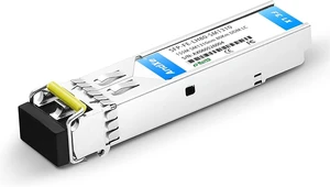 100 Gigabit Optical Transceiver 155M Dual Fiber Fiber Optic Module Optical Transceiver LC Interface Single Mode Multimode Applicable to Foreign Brand Equipment (SFP-FE-LH80-SM1550)