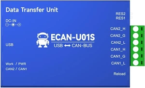 CAN to USB Converter CAN2.0 Debugger Bus Analyzer CAN-Bus Bidirectional 2-Way Transceiver ECAN-U01S Portable Relay CAN to USB Converter CAN2.0 Debugger Bus Analyzer CAN-Bus Bidirectional 2-Way Transceiver ECAN-U01S Portable Relay