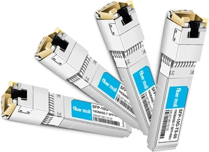 10G SFP+ to RJ45 80m for Cisco SFP-10G-T-80 Compatible, 10GBASE-T SFP+ Copper RJ-45 80m Transceiver Module Pack of 4 10G SFP+ to RJ45 80m for Cisco SFP-10G-T-80 Compatible, 10GBASE-T SFP+ Copper RJ-45 80m Transceiver Module Pack of 4