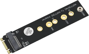 Version M.2 (NGFF) Key B+M to Key M Adapter for PCI-E Bus SSD Supports 2242/2260/2280 Type