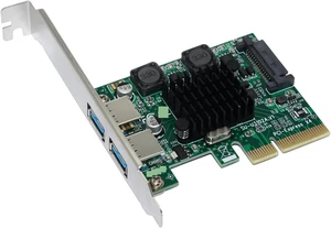 PCIE PCI-E 3.0 X4 ASM3142 Chipset 3.1 PCI Express Card for Desktop 2-Ports Superspeed 3.1 10Gbps Raiser Adapter PCIE PCI-E 3.0 X4 ASM3142 Chipset 3.1 PCI Express Card for Desktop 2-Ports Superspeed 3.1 10Gbps Raiser Adapter