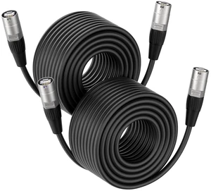 Ethercon Cable, Shielded Cat 5e Ethernet Cable Compatible with EtherCON RJ45 Connectors in Silvery for Professional Audio, Video and Networking Applications (2, 50FT) Ethercon Cable, Shielded Cat 5e Ethernet Cable Compatible with EtherCON RJ45 Connectors in Silvery for Professional Audio, Video and Networking Applications (2, 50FT)