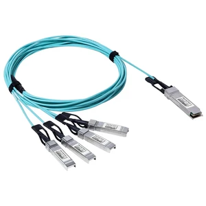 40G QSFP+ to 4xSFP+ Breakout Active Optical Cable Compatible,(1M/3.3ft)
