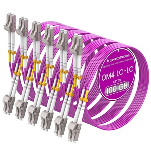 OM4 LC to LC Fiber Patch Cable 10M 6-Pack OM4 LC to LC Fiber Patch Cable 10M 6-Pack