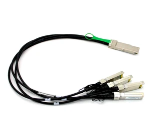 Compatible with D-Link DEM-CB0500QXS-4XS QSFP to 4xSFP+ 0.5M 50cm Twinax Breakout Cable DAC Compatible with D-Link DEM-CB0500QXS-4XS QSFP to 4xSFP+ 0.5M 50cm Twinax Breakout Cable DAC