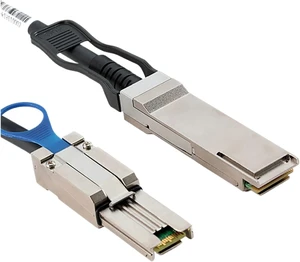ZHANGLH 1.0M MiniSAS HD SFF-8088 to QSFP SFF-8436 S*A*S Copper Passive Cable Adapter for NetApp ZHANGLH 1.0M MiniSAS HD SFF-8088 to QSFP SFF-8436 S*A*S Copper Passive Cable Adapter for NetApp