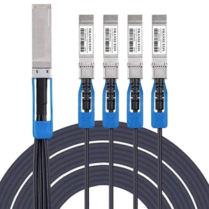 100G QSFP28 Breakout DAC Cable, 1-Meter(3.3ft) 100G QSFP28 Breakout DAC Cable, 1-Meter(3.3ft)