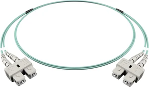 FiberCablesDirect SC-SC OM4 Fiber Patch Cable - 10Gb Duplex 50/125µm, 25M FiberCablesDirect SC-SC OM4 Fiber Patch Cable - 10Gb Duplex 50/125µm, 25M