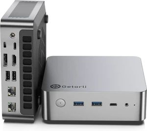 Getorli Mini PC AMD Ryzen 7 8745HS CPU Radeon 780M Graphics Compact Gaming PC 16GB DDR5 RAM 500GB NVMe SSD Small Desktop Computer Dual 2.5GLAN 4K HDMI DP Micro PCs WiFi 6 BT5.3 Prebuilt OS Office Home Getorli Mini PC AMD Ryzen 7 8745HS CPU Radeon 780M Graphics Compact Gaming PC 16GB DDR5 RAM 500GB NVMe SSD Small Desktop Computer Dual 2.5GLAN 4K HDMI DP Micro PCs WiFi 6 BT5.3 Prebuilt OS Office Home