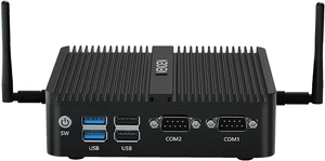 Fanless Mini PC Win 11Pro, Industrial PC Celeron J6412, 8GB RAM 128GB SSD Fanless Mini PC Win 11Pro, Industrial PC Celeron J6412, 8GB RAM 128GB SSD