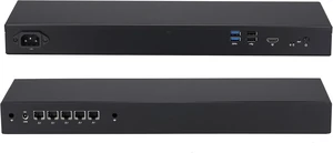 Qotom 1U Mini PC Barebone Q730G5 Celeron J4105,5 LAN Mini PC