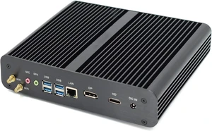 PARTAKER B16 Fanless Mini PC, Slim Desktop Computer, Intel i7 8550U/i7 8565U/i7 8559U 8th Gen. 4 Cores CPU, 8GB DDR4 RAM,128GB SSD, 4K 4096x2304, HD-MI, DP, Aluminum Alloy Case PARTAKER B16 Fanless Mini PC, Slim Desktop Computer, Intel i7 8550U/i7 8565U/i7 8559U 8th Gen. 4 Cores CPU, 8GB DDR4 RAM,128GB SSD, 4K 4096x2304, HD-MI, DP, Aluminum Alloy Case