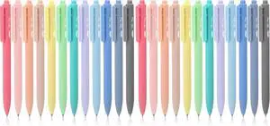Mr. Pen- Retractable Gel Pens, 24 Pack, Fast Dry, Gel Pens Fine Point 0.7mm, Retractable Pens, Cute Pens Mr. Pen- Retractable Gel Pens, 24 Pack, Fast Dry, Gel Pens Fine Point 0.7mm, Retractable Pens, Cute Pens