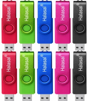 USB Flash Drives 64GB 10 Pack 360° Swivel Design, Colorful Metal USB 2.0 Memory Sticks Set (Red/Green/Blue/Pink/Black), Portable Thumb Drives for Data Storage, Plug and Play for PC/Laptop USB Flash Drives 64GB 10 Pack 360° Swivel Design, Colorful Metal USB 2.0 Memory Sticks Set (Red/Green/Blue/Pink/Black), Portable Thumb Drives for Data Storage, Plug and Play for PC/Laptop
