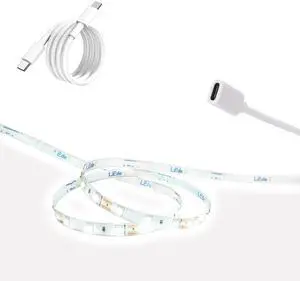 USB C 12V LED Strip Lights 16.4ft, Bright Under Cabinet Lighting for Kitchen, TV Backlight & RV Camper, Flexible Tape Light for 3D Printer & Desk USB C 12V LED Strip Lights 16.4ft, Bright Under Cabinet Lighting for Kitchen, TV Backlight & RV Camper, Flexible Tape Light for 3D Printer & Desk