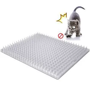 8 Pack Cat Deterrent Outdoor/Indoor Scat Mat, Pet Deterrent Training Mats, Keep Cats/Dogs Away Plastic Mats with Spikes, 12 Sq.ft, 16 x 13 Inches 8 Pack Cat Deterrent Outdoor/Indoor Scat Mat, Pet Deterrent Training Mats, Keep Cats/Dogs Away Plastic Mats with Spikes, 12 Sq.ft, 16 x 13 Inches