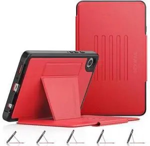 for Galaxy Tab A9 5G Tablet Case 8.7'', Smart Auto Sleep Cover with Magnetic Multi-Angles Stand, Card Slot for Galaxy Tab A9 8.7'' SM-X110/X115/X117 (Red) for Galaxy Tab A9 5G Tablet Case 8.7'', Smart Auto Sleep Cover with Magnetic Multi-Angles Stand, Card Slot for Galaxy Tab A9 8.7'' SM-X110/X115/X117 (Red)