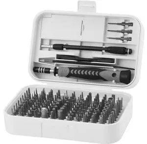 Precision Screwdriver Set, 130 in 1 Electronics Magnetic Repair Tool Kit with Pry Tool Tweezer, Flat, Phillips, Pentalobe, Torx Star Screwdriver for Computer, Laptop, Cellphone Precision Screwdriver Set, 130 in 1 Electronics Magnetic Repair Tool Kit with Pry Tool Tweezer, Flat, Phillips, Pentalobe, Torx Star Screwdriver for Computer, Laptop, Cellphone