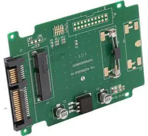 Syba Mini-SATA mSATA 50 mm SSD Connector to SATA III 2.5 Converter Adapter (SY-ADA40050) Syba Mini-SATA mSATA 50 mm SSD Connector to SATA III 2.5 Converter Adapter (SY-ADA40050)