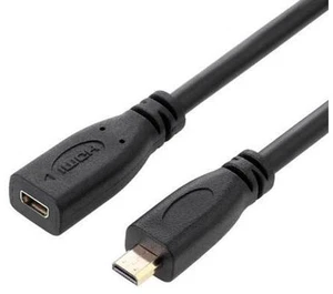 HKCY HD-089 HDMI 1.4 D Type Micro HDMI Male to Micro HDMI Female M/F Extension Cable 30cm HKCY HD-089 HDMI 1.4 D Type Micro HDMI Male to Micro HDMI Female M/F Extension Cable 30cm